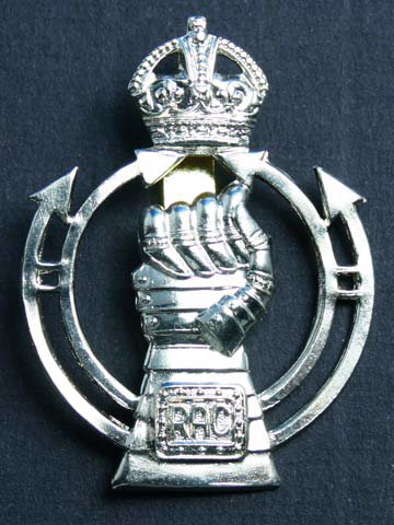 Royal Armoured Corps (KC) Cap Badge