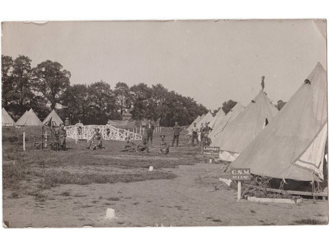 Military Camp at Chattenden Postcard
